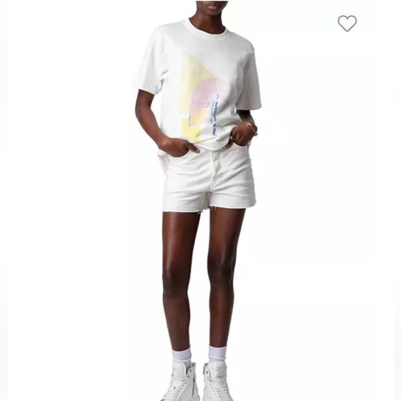 Zadig & Voltaire Bow Mo Terry Palmier Tee NWT - Picture 2 of 10